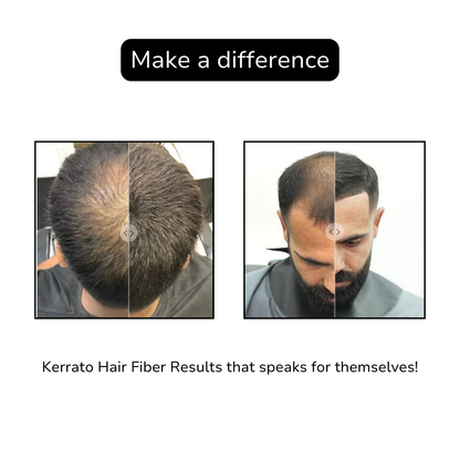 Hair Fibers: Made from Keratin | No Silica, No Ammonium Chloride