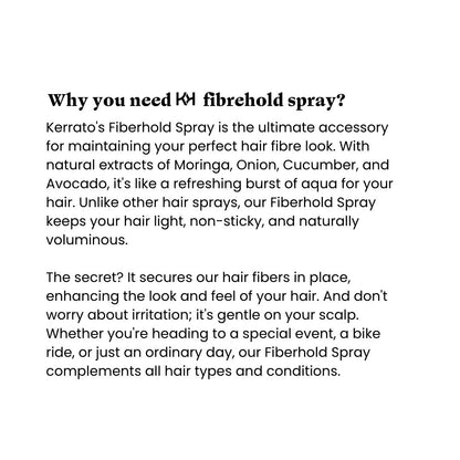 Hair Fibers & Fibrehold Spray